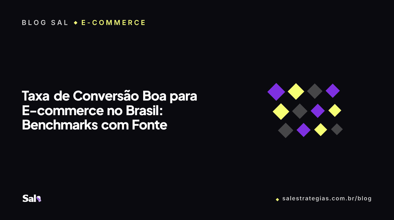 Taxa de Conversão Boa para E-commerce no Brasil: Benchmarks com Fonte